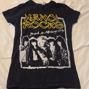 Hanoi Rocks Black Graphic Tee
